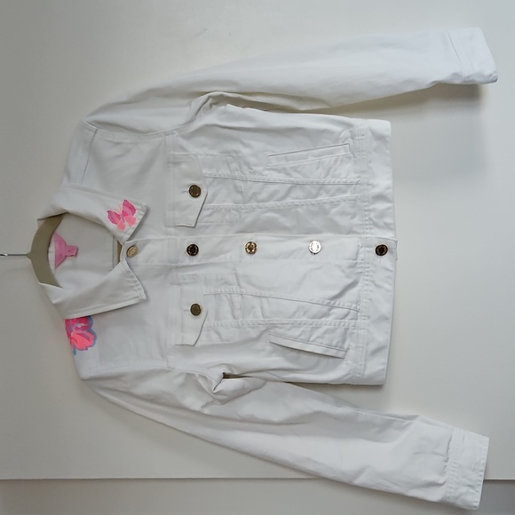 Lilly Pulitzer Denim Jacket Size L - Picture 5 of 15